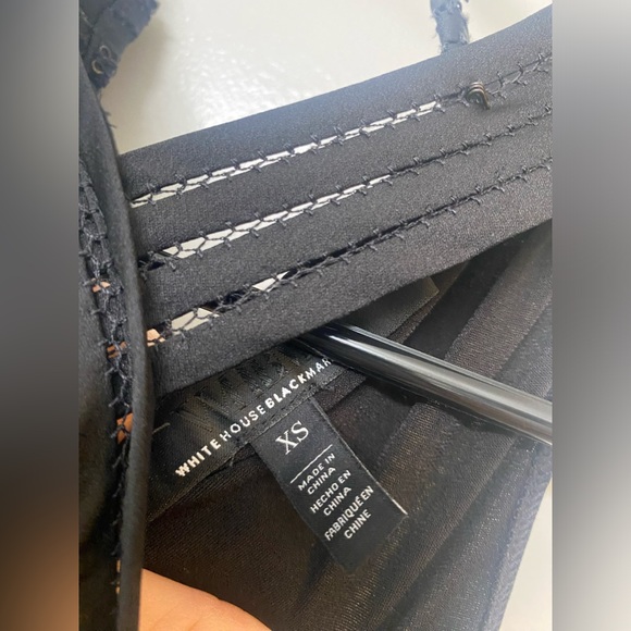 WHBM Cross-Front Matte Jersey Halter - Picture 6 of 8